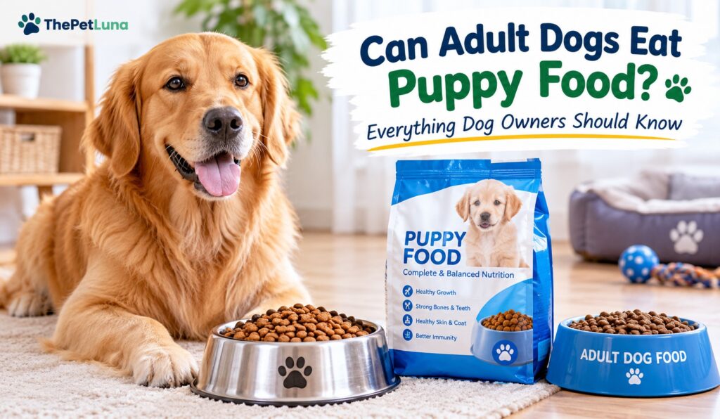 Can Adult Dogs Eat Puppy Food? Everything Dog Owners Should Know