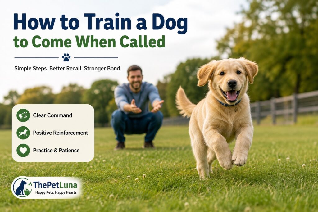How to Train a Dog to Come When Called Easy Recall Training Tips how to a dog to come when called