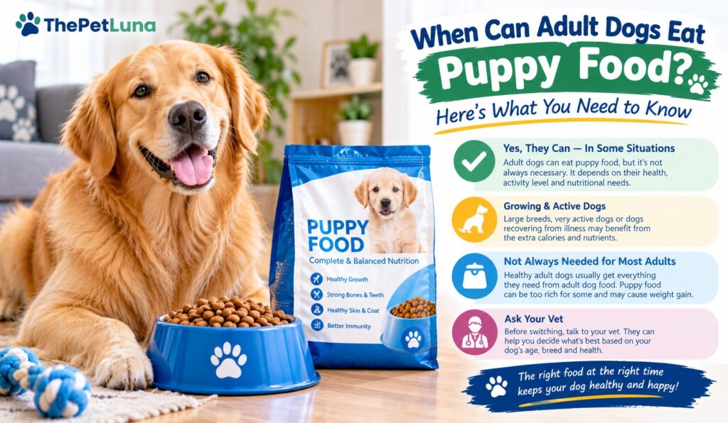 When Can Adult Dogs Eat Puppy Food?